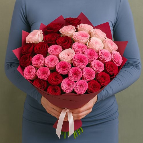 Букет кустовых роз «Вечерний прованс»