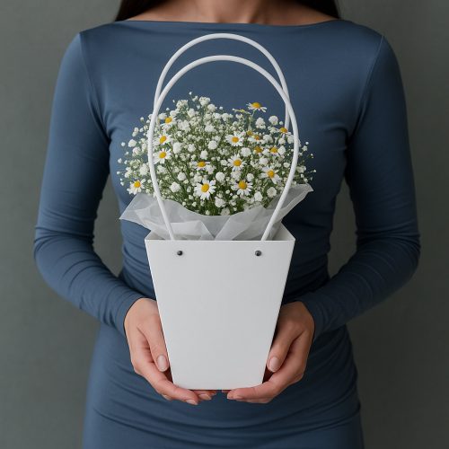 Композиция в коробке «Ромовая нежность»